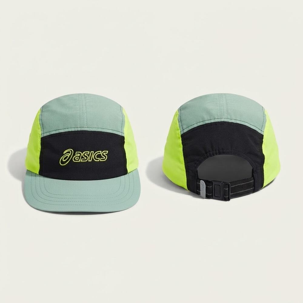 ASICS Mens OS Athleisure Gorpcore Streetwear 5 Panel Curved Bill Reflective Hat